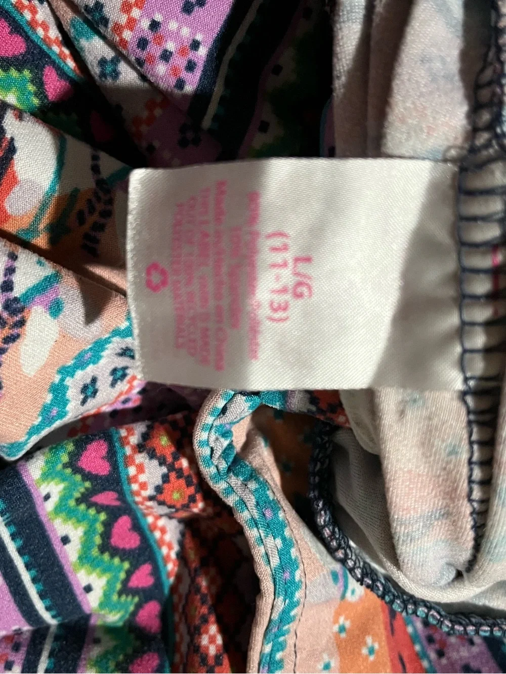 Multicolor Patterned Leggings - Stretchy Comfort-Large